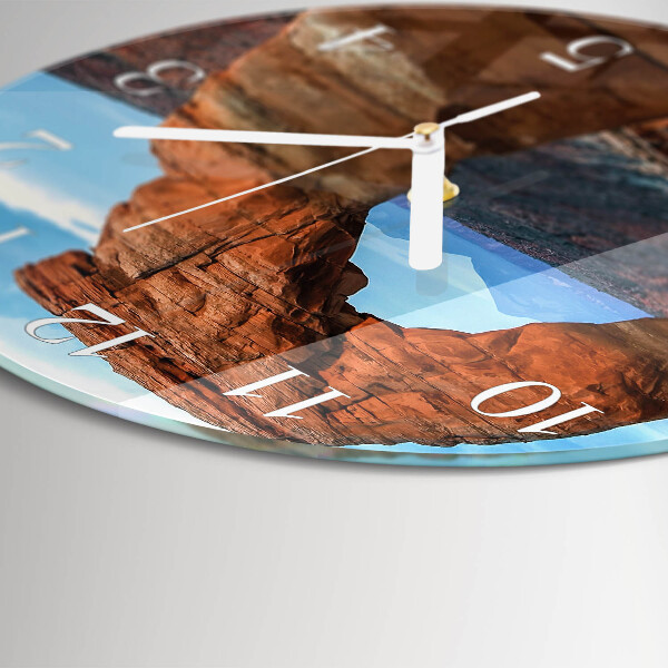 Round wall clock Grand Canyon