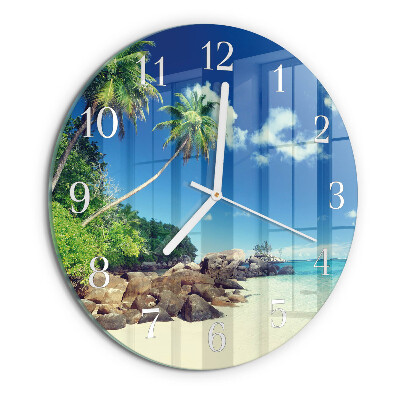 Round wall clock Palm Beach