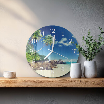 Round wall clock Palm Beach