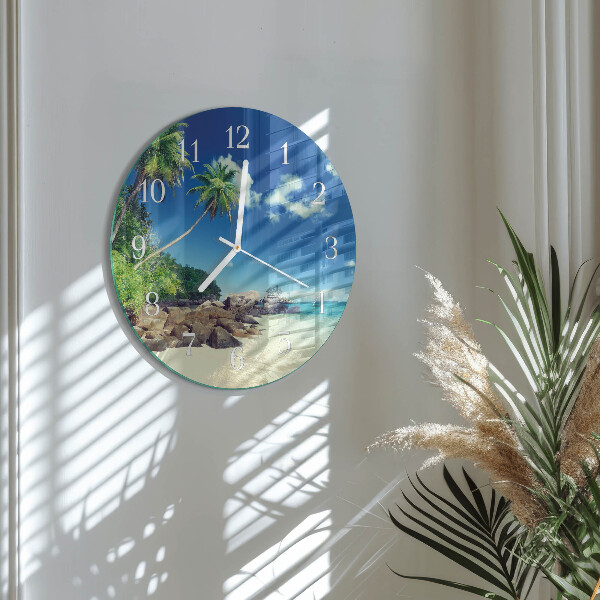 Round wall clock Palm Beach