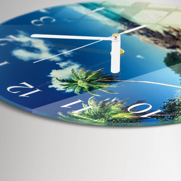 Round wall clock Palm Beach
