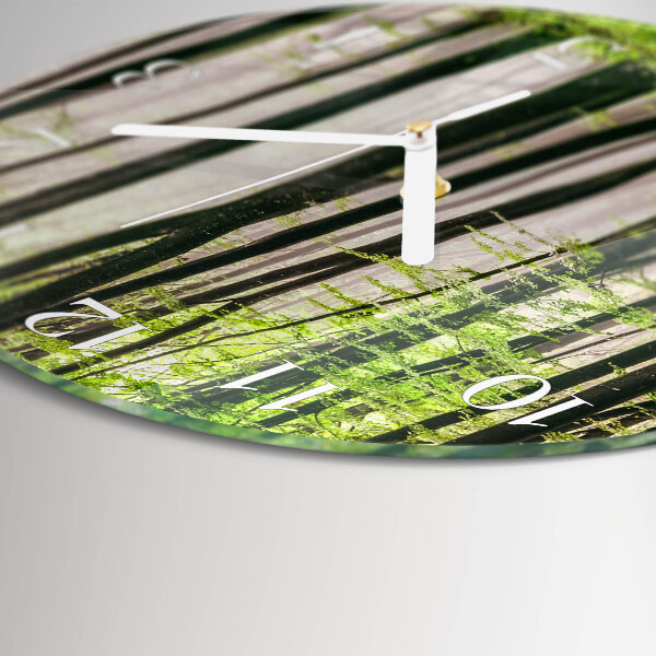 Round wall clock Forest