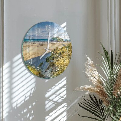 Round wall clock Beach