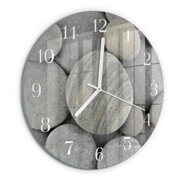 Round wall clock Stones