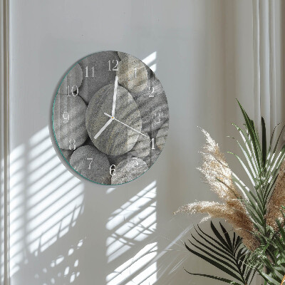 Round wall clock Stones