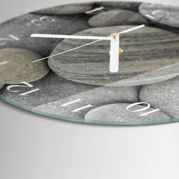 Round wall clock Stones