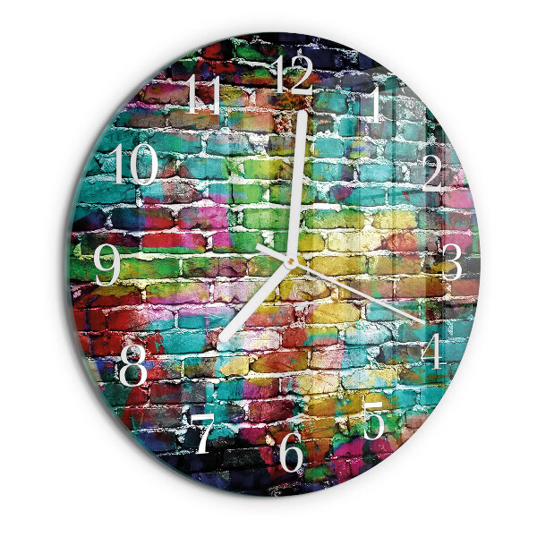 Round wall clock Brick