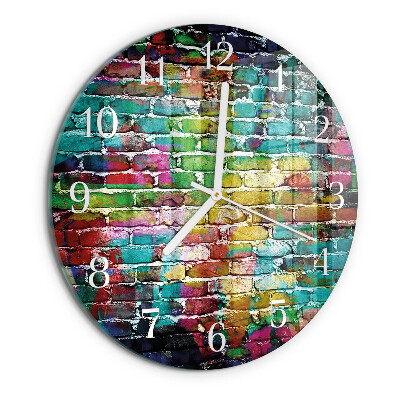 Round wall clock Brick