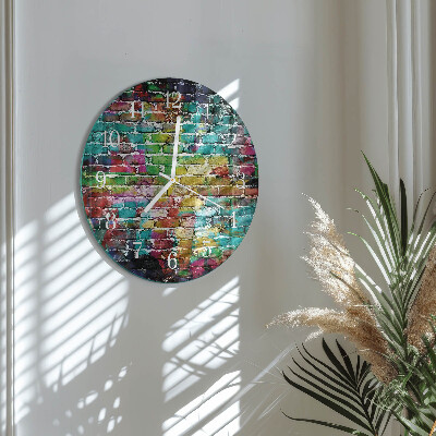 Round wall clock Brick