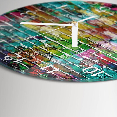 Round wall clock Brick
