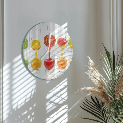 Round wall clock Juice