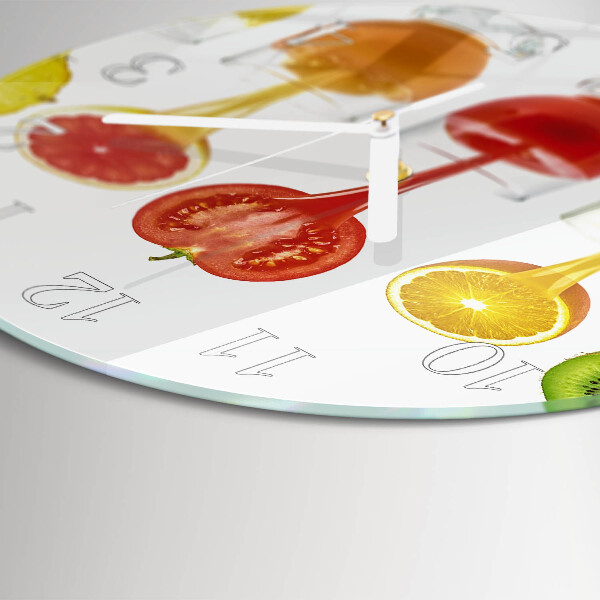Round wall clock Juice