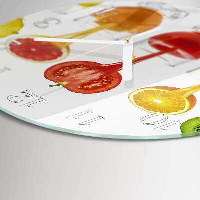 Round wall clock Juice