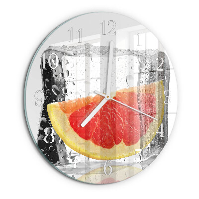 Round wall clock Grapefruit Ice Cream