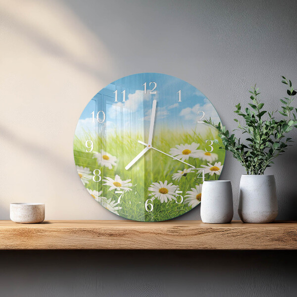Round wall clock Meadow