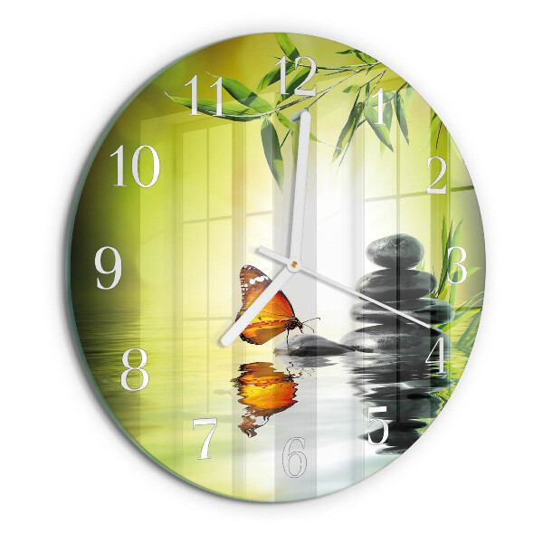 Round wall clock Nature