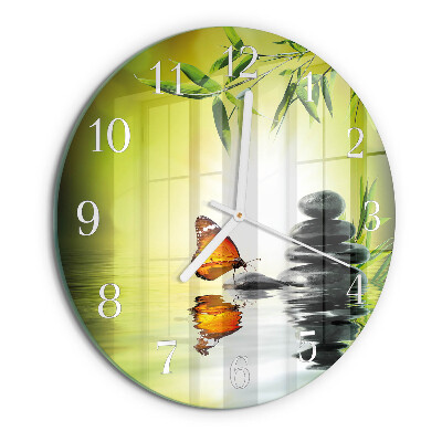 Round wall clock Nature