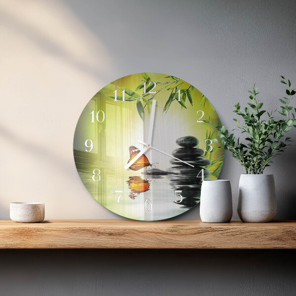 Round wall clock Nature
