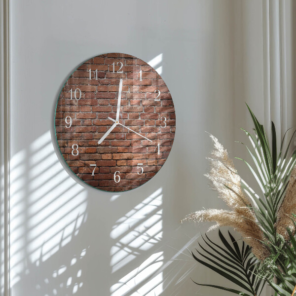 Round wall clock Brick