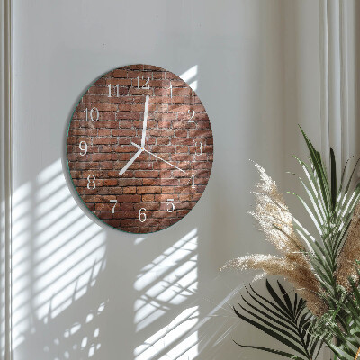 Round wall clock Brick