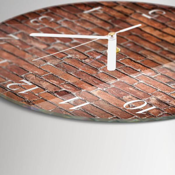 Round wall clock Brick