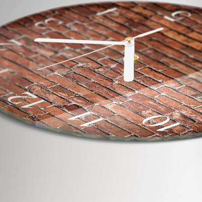 Round wall clock Brick