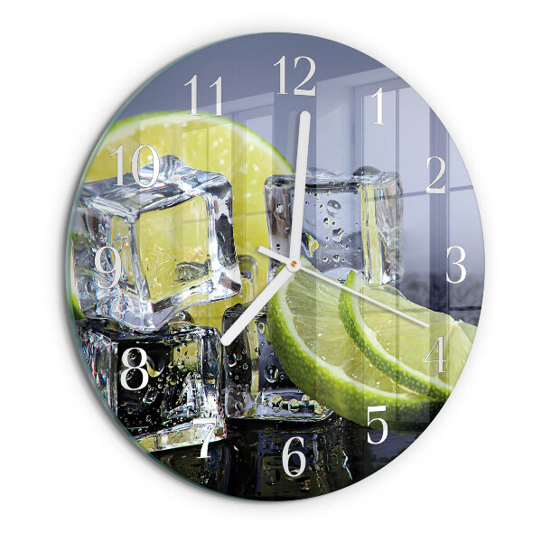 Round wall clock Citrus Fruits