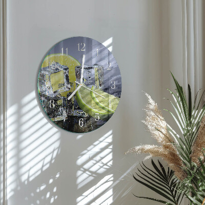 Round wall clock Citrus Fruits