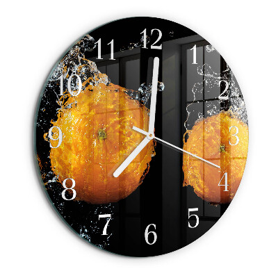 Round wall clock Oranges