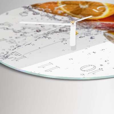 Round wall clock Oranges