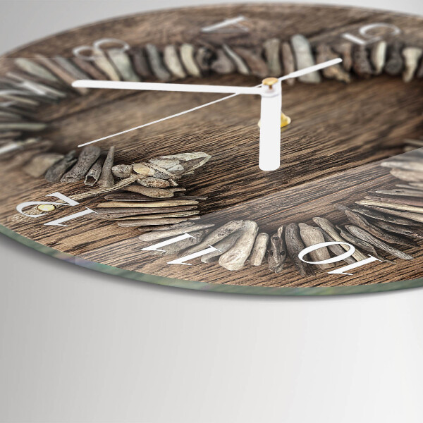 Round wall clock Heart