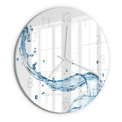 Round wall clock Water
