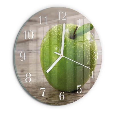 Round wall clock Apples