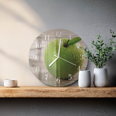 Round wall clock Apples