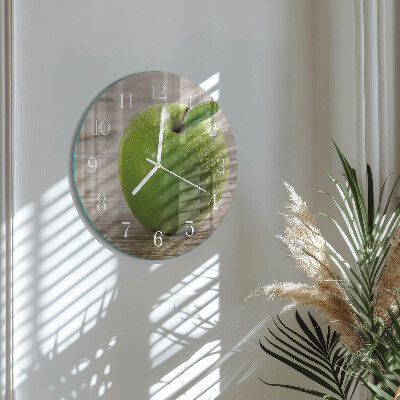 Round wall clock Apples