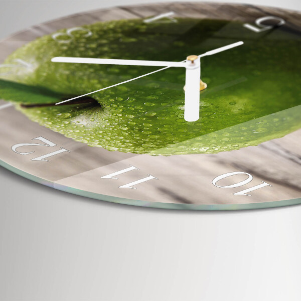 Round wall clock Apples