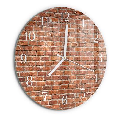 Round wall clock Brick