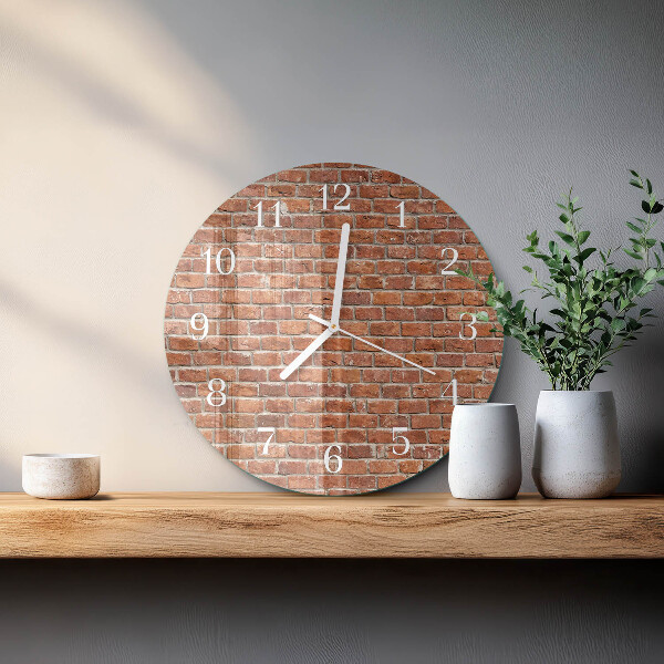 Round wall clock Brick