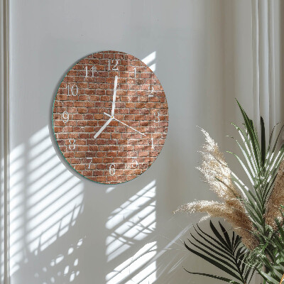 Round wall clock Brick