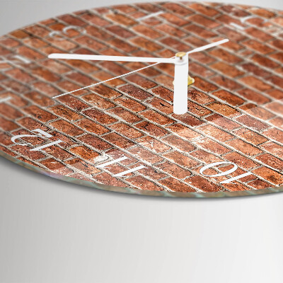 Round wall clock Brick