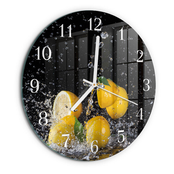 Round wall clock Lemons