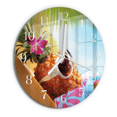 Round wall clock Pineapple