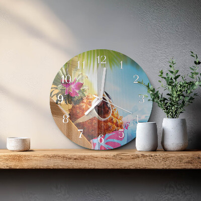 Round wall clock Pineapple