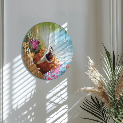 Round wall clock Pineapple
