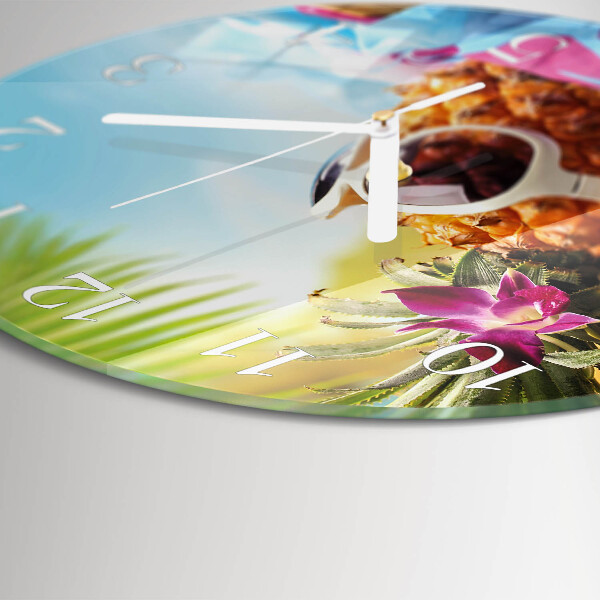 Round wall clock Pineapple