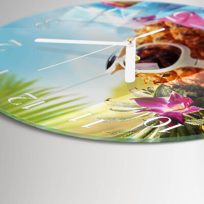 Round wall clock Pineapple