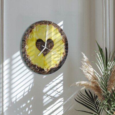 Round wall clock Pineapple