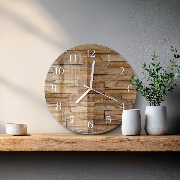 Round wall clock Clinker