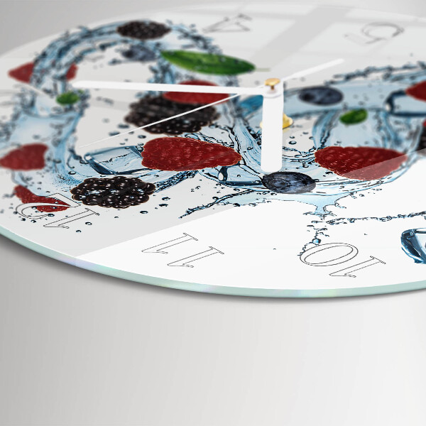 Round wall clock Fruit Ice Cream