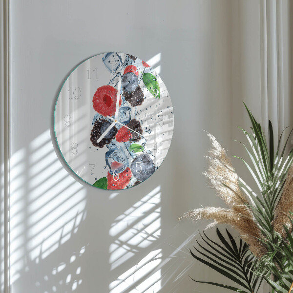 Round wall clock Fruit Ice Cream